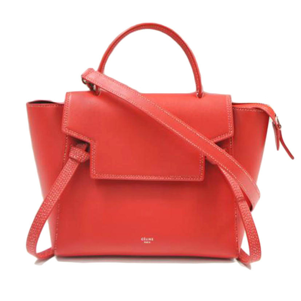 Celine Pico Calf Skin 2 Way Belt Hand Bag